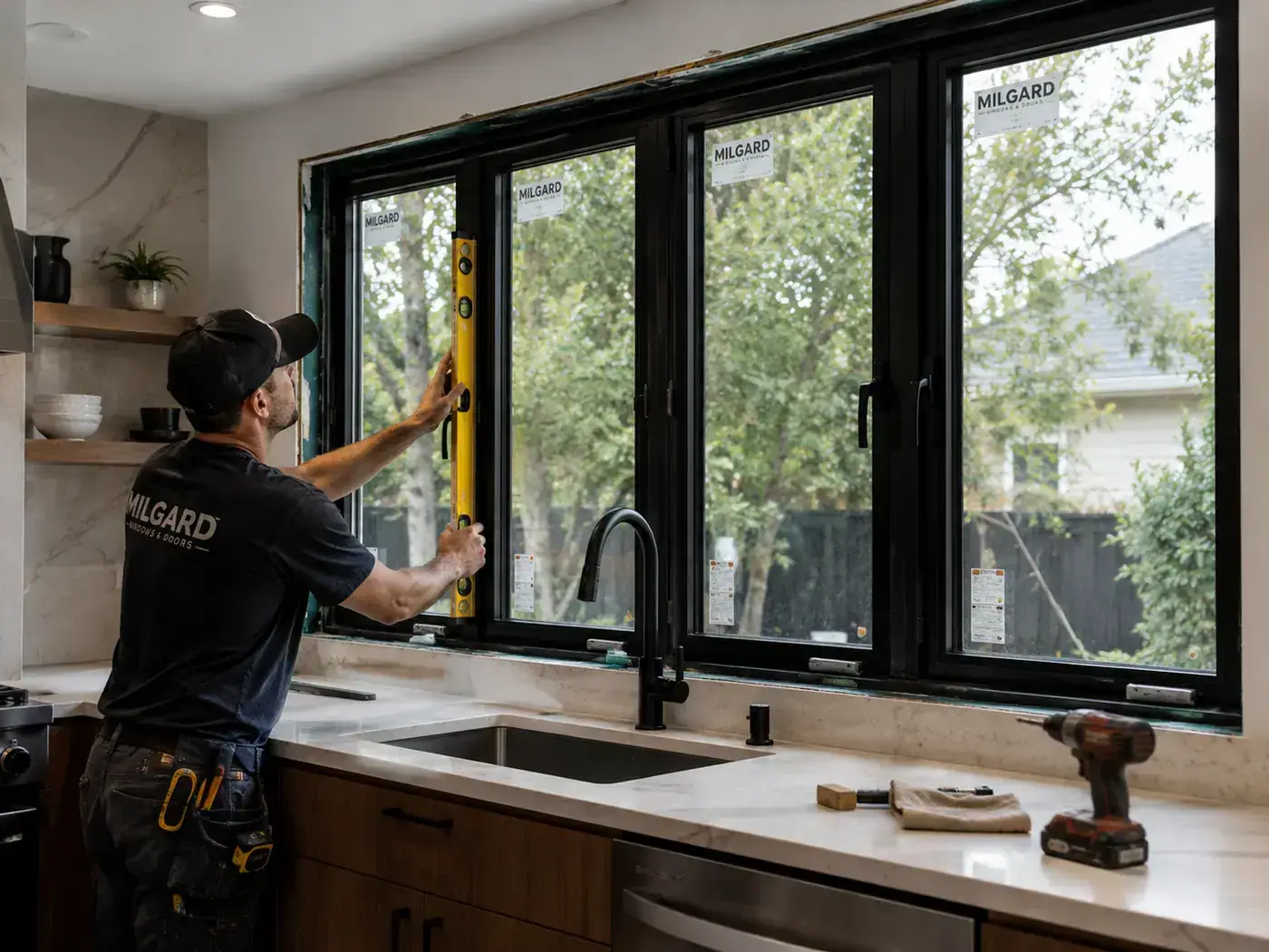 Casement windows bringing natural light into a home